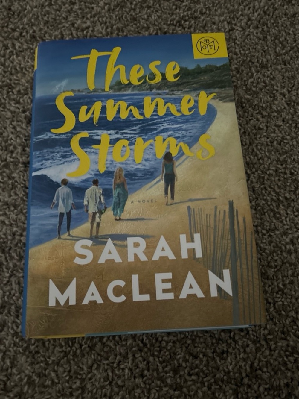 These Summer Storms by Sarah MacLean - Blue and Yellow Hardcover
